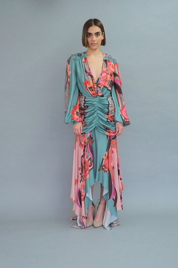 Flora Plunge Dress Sale