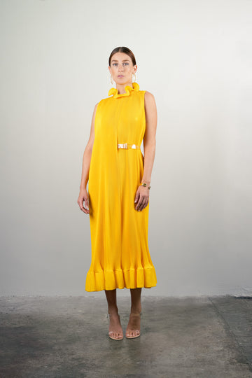 Pleating Sunray Dress