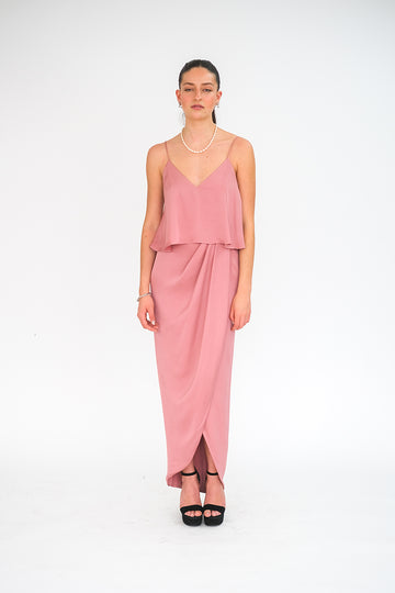 Frill Dress Rosé Sale