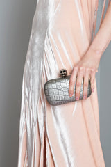 Leather Skull Clutch