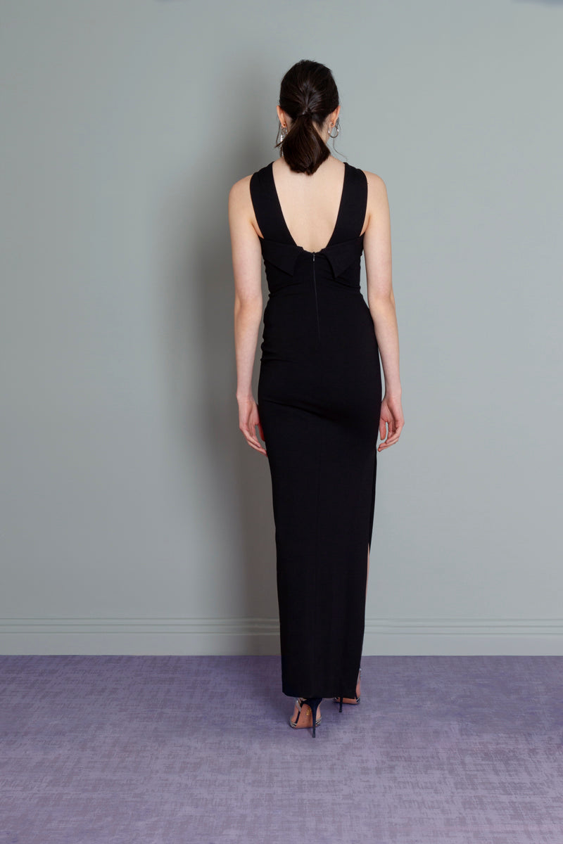 Ponte Cross Gown