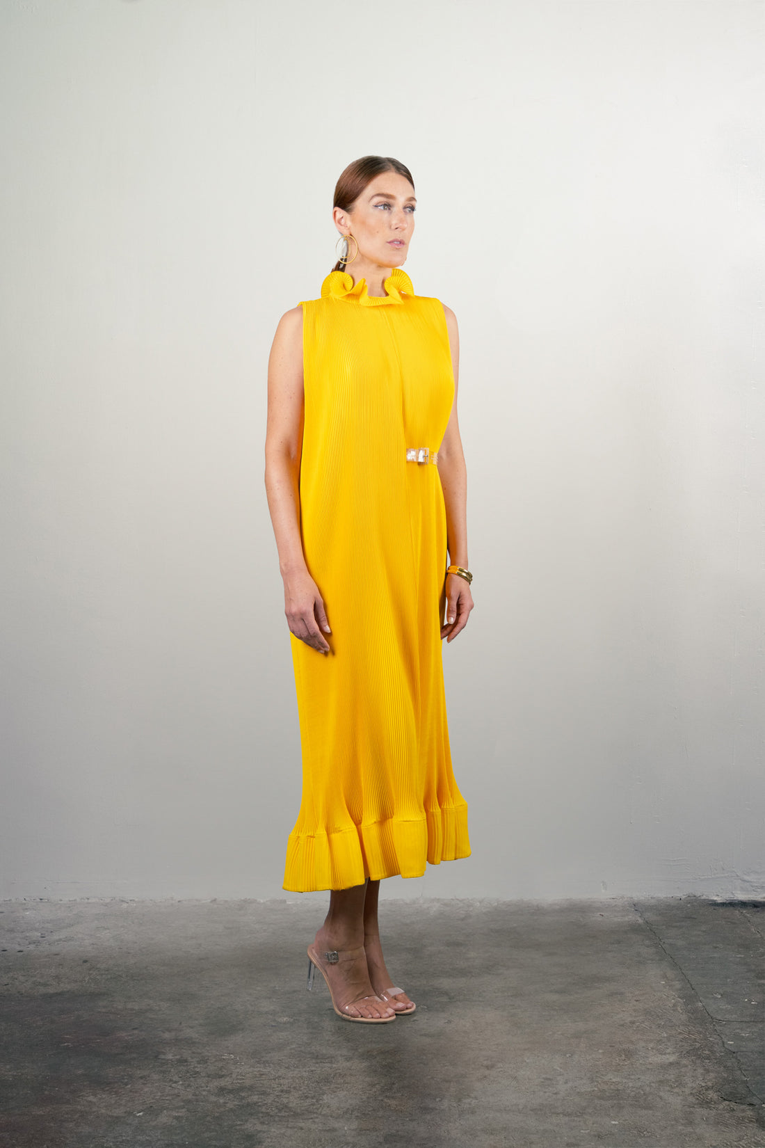 Pleating Sunray Dress