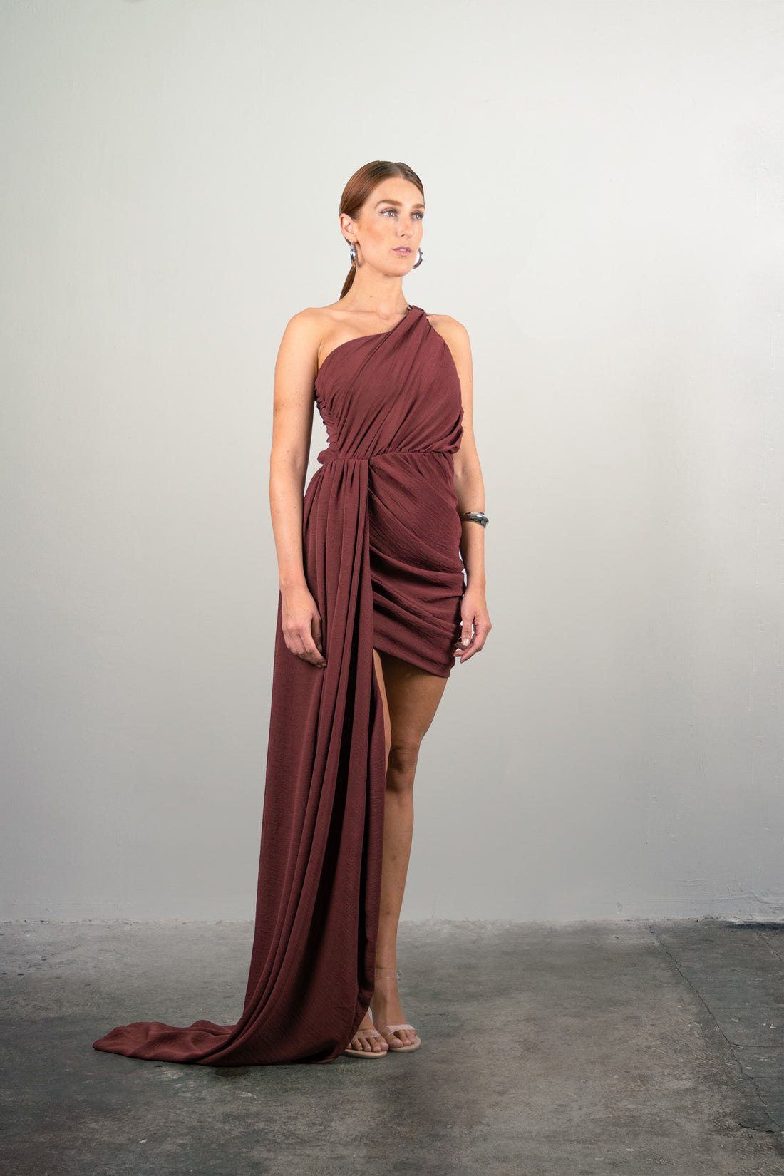 Sumer Dress In Wine