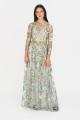 Diane Floral Embroided Gown